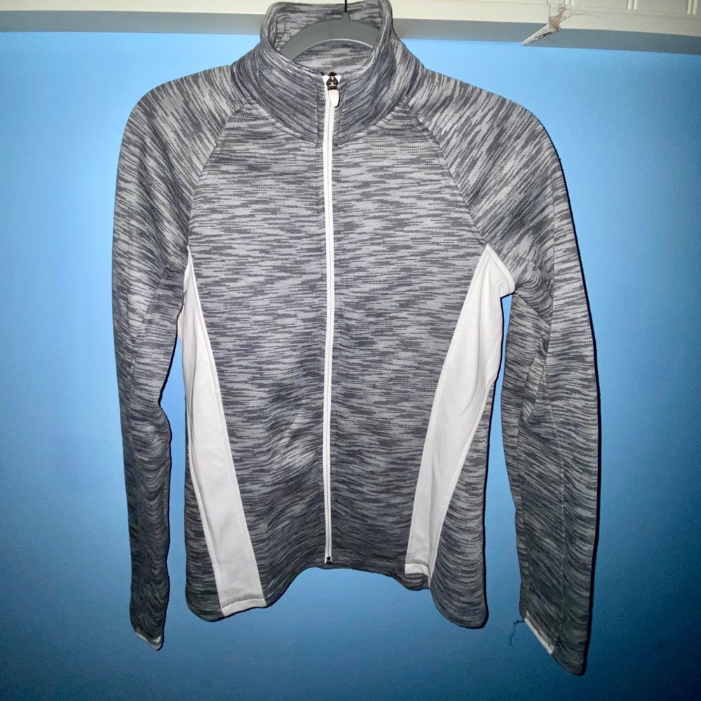 Athletic zip-up jacket